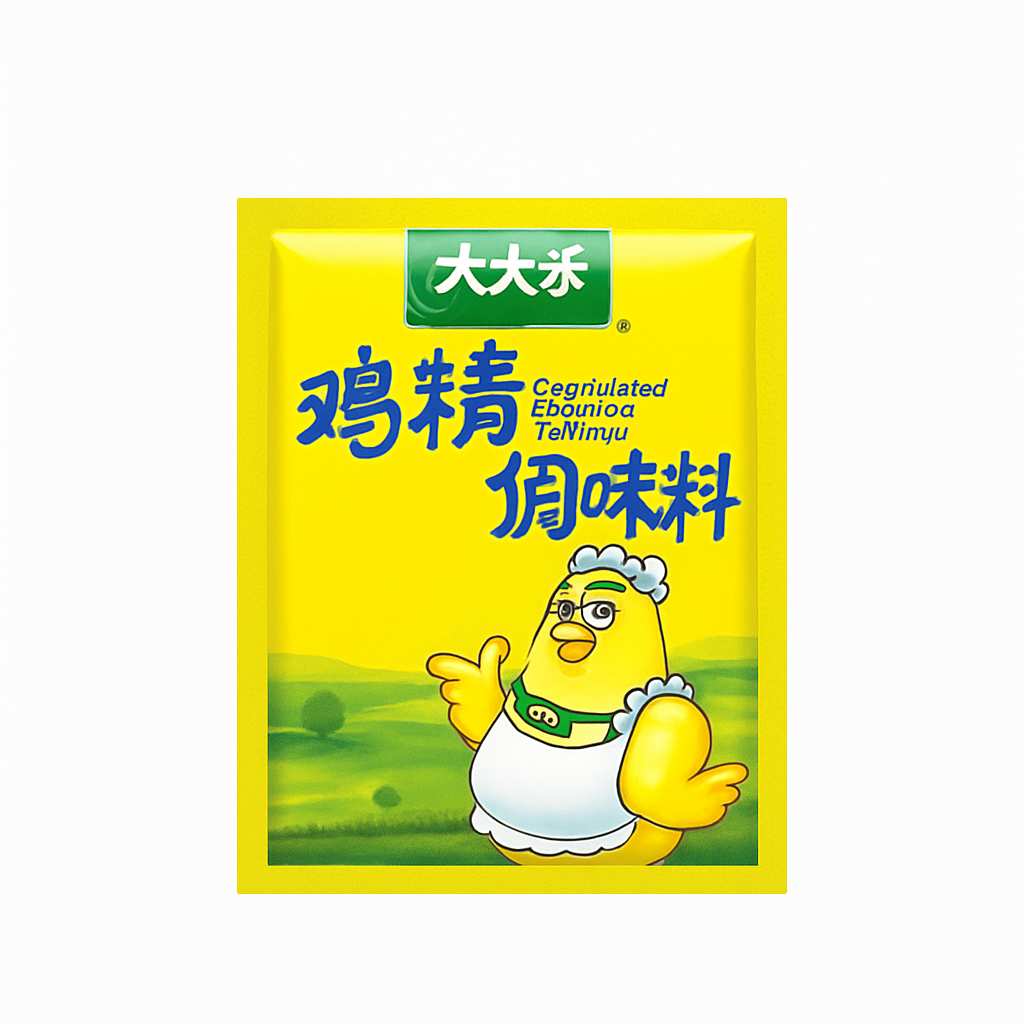 Mei Wei: Tempero de Frango Granulado（鸡精调味料）- Taitaile 454g - Embalagem em Fundo Branco