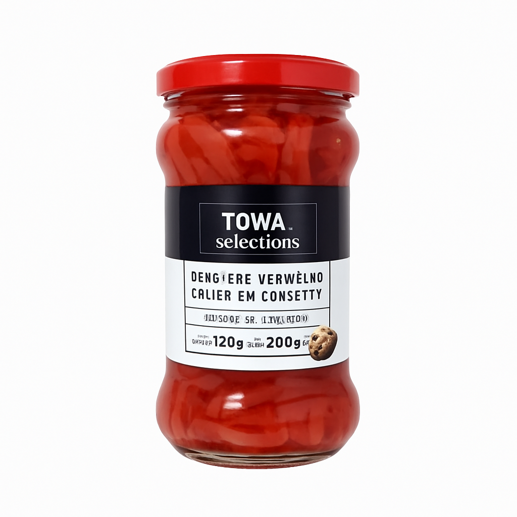 Mei Wei: Gengibre Vermelho em Conserva Palito（红姜丝）- Selections 200g - Embalagem em Fundo Branco