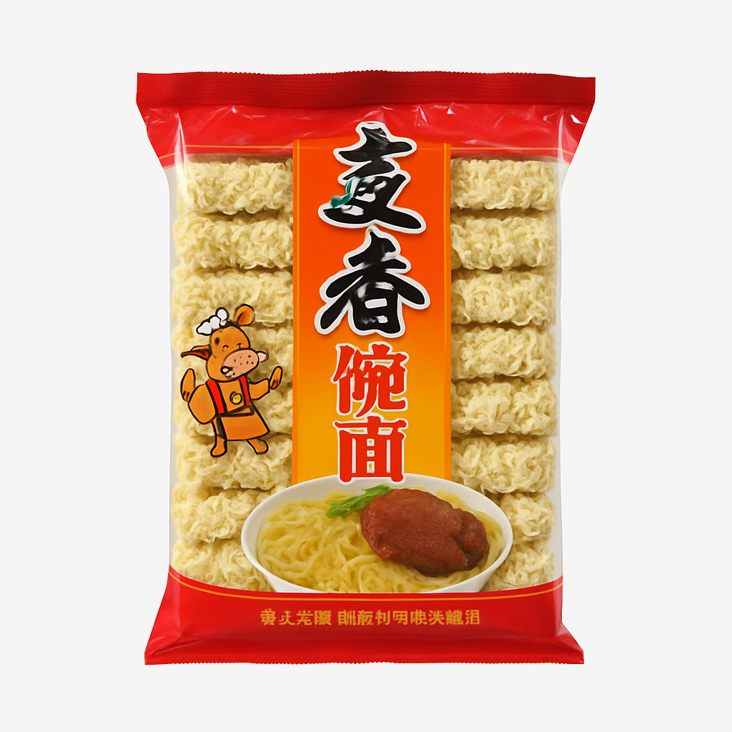 Mei Wei: Macarrão Instantâneo Mai Xiang（裕丰麦香碗面）- Yufeng 1.25kg - Embalagem em Fundo Branco
