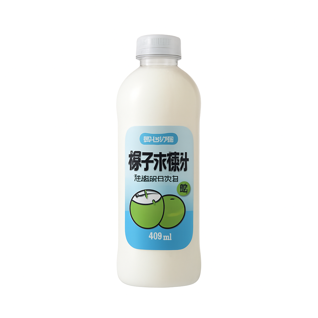 Mei Wei: Água de Coco Natural（椰子水）- Yezhiliangpin 1.25L - Embalagem em Fundo Branco