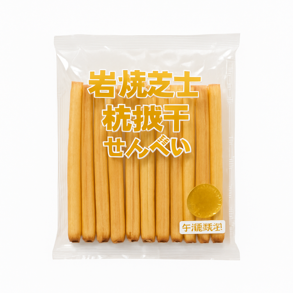 Mei Wei: Biscoito de Queijo Assado（维多滋岩烧芝士脆饼）- Weitaizi 342g - Embalagem em Fundo Branco