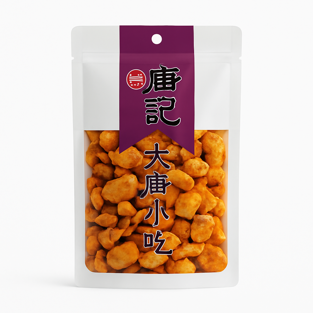 Mei Wei: Fava Temperada Sabor Estranho（怪味胡豆）- 150g - Embalagem em Fundo Branco