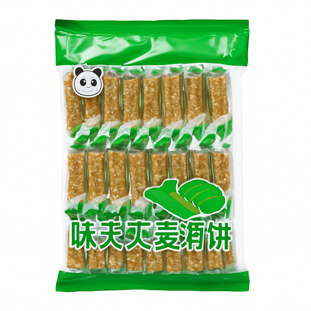 Mei Wei: Biscoito de Legumes（味觉薄饼）- Wei Jue 300g - Embalagem em Fundo Branco