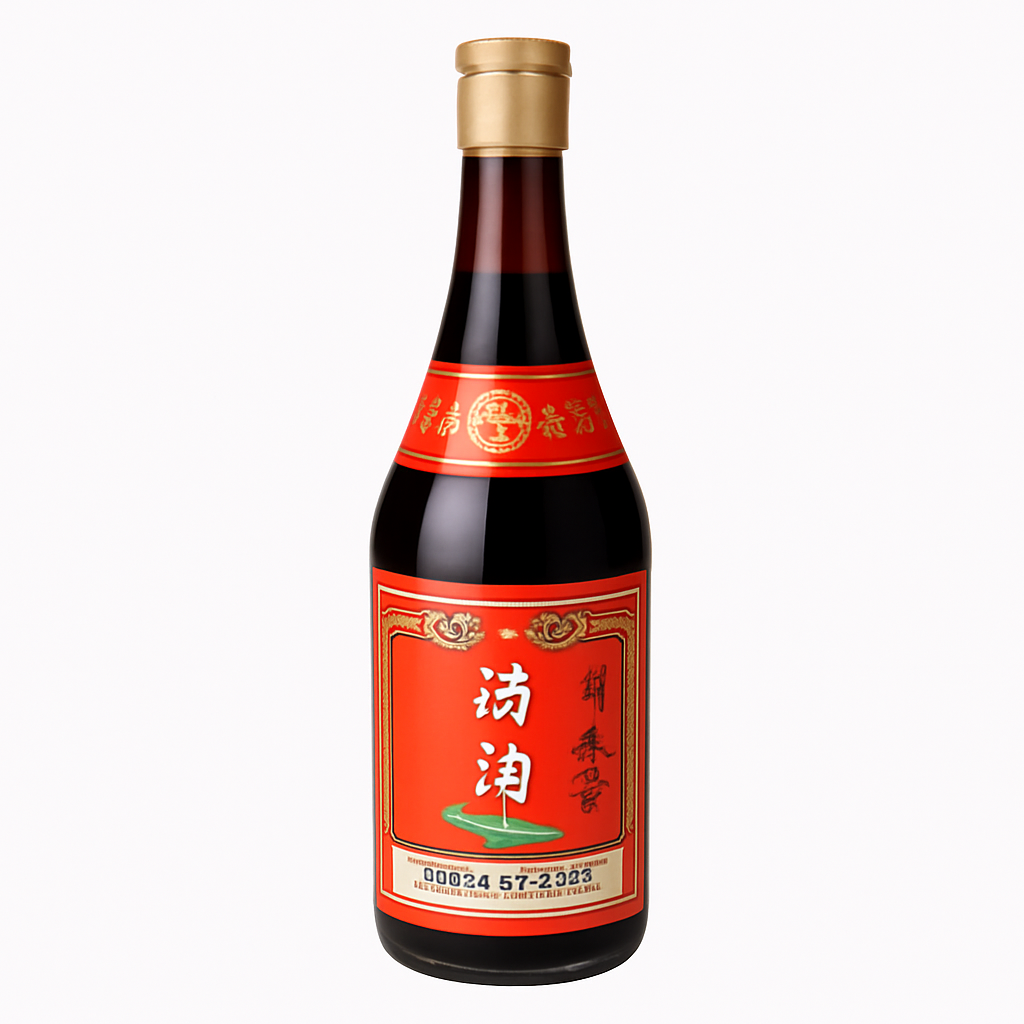 Mei Wei: Vinho de Arroz Shaoxing Huadiao（塔牌绍兴花雕酒）- Tapai 750ml - Embalagem em Fundo Branco