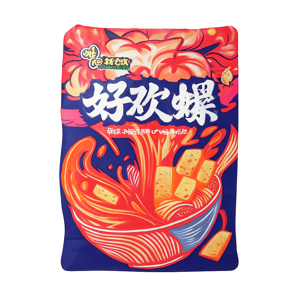 Mei Wei: Macarrão Instantâneo de Caracol（螺蛳粉）- Haohuanluo 400g - Embalagem em Fundo Branco