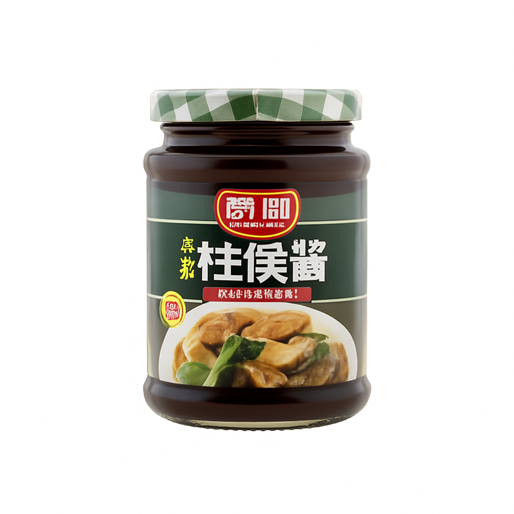 Mei Wei: Molho Chu Hou（柱侯酱）- Chubang 220g - Embalagem em Fundo Branco