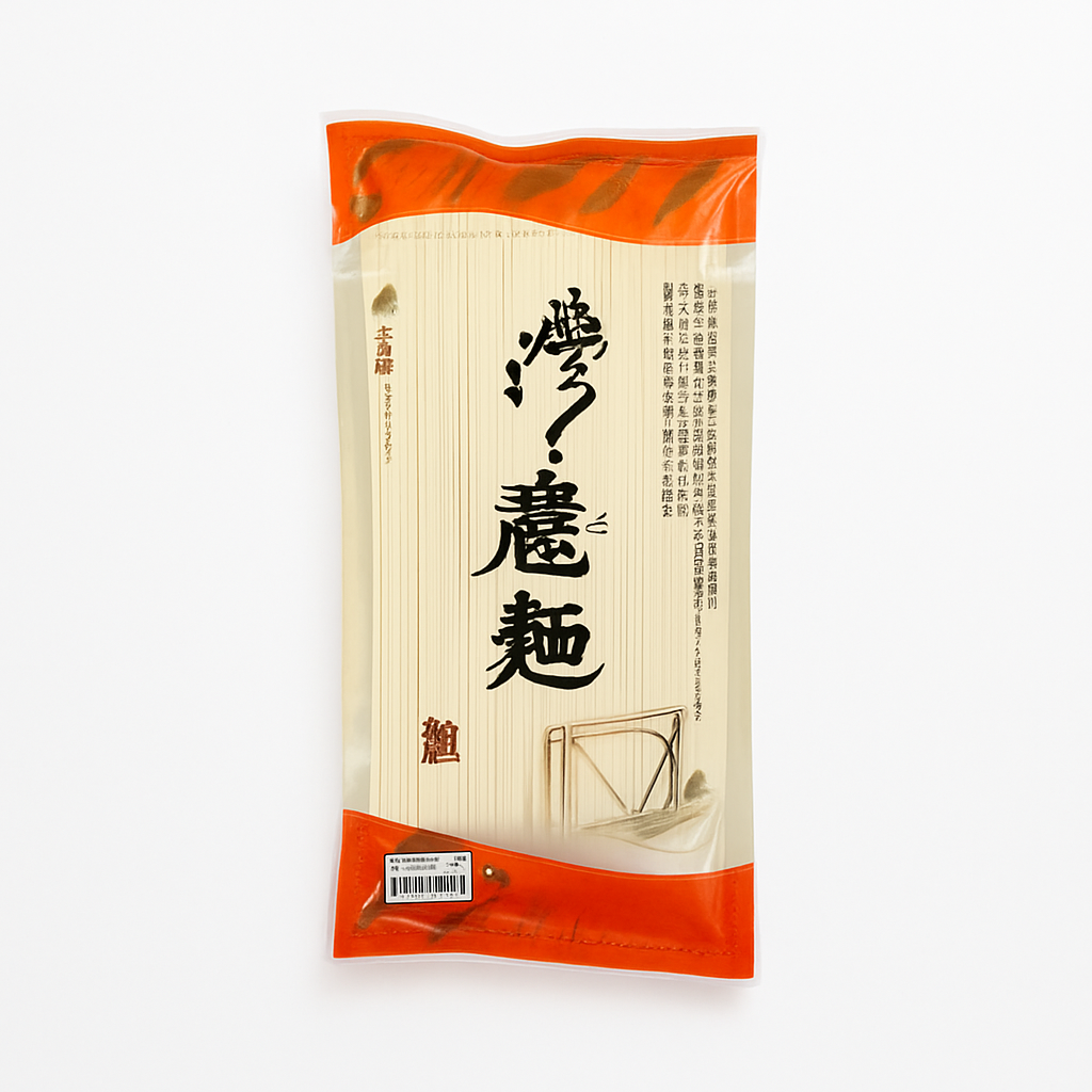 Mei Wei: Macarrão Somen Vermicelli（浄麺）- Wan Li Mian 280g - Embalagem em Fundo Branco