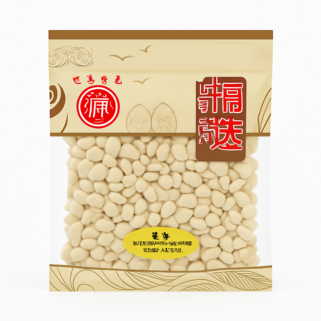 Mei Wei: Amêndoas Doces Secas（南杏）- Wan Jia 150g - Embalagem em Fundo Branco