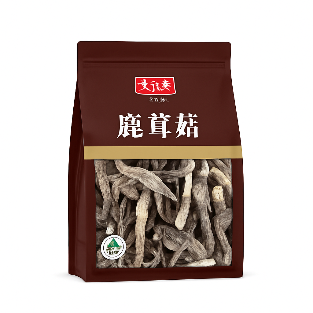 Mei Wei: Cogumelo Shiitake Seco（鹿茸菇）- Dsh 120g - Embalagem em Fundo Branco
