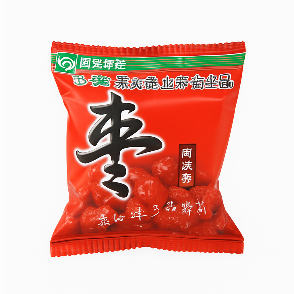 Mei Wei: Tâmaras Recheadas com Gelatina Real（金枣庄阿胶枣）- Jinzaozhuang 300g - Embalagem em Fundo Branco