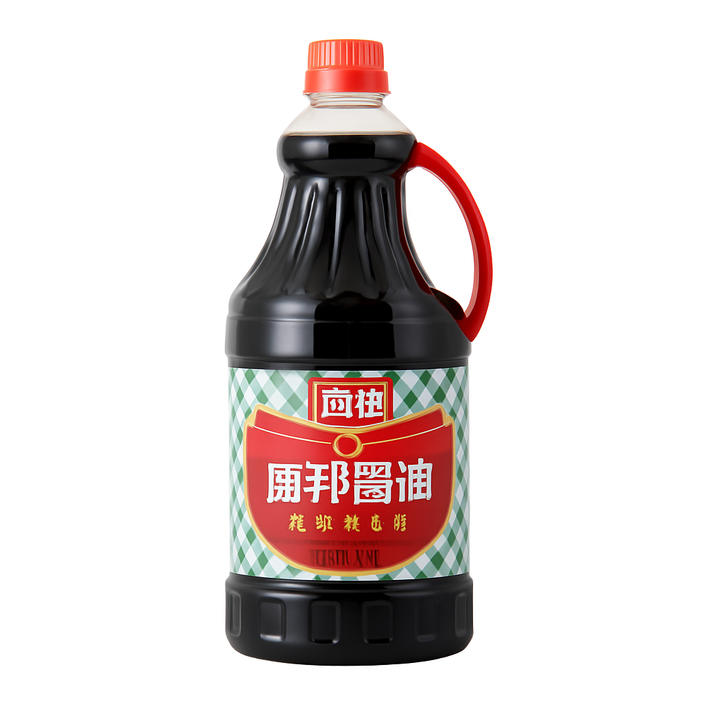 Mei Wei: Molho de Soja Premium（厨邦酱油）- Chu Bang 1,63L - Embalagem em Fundo Branco