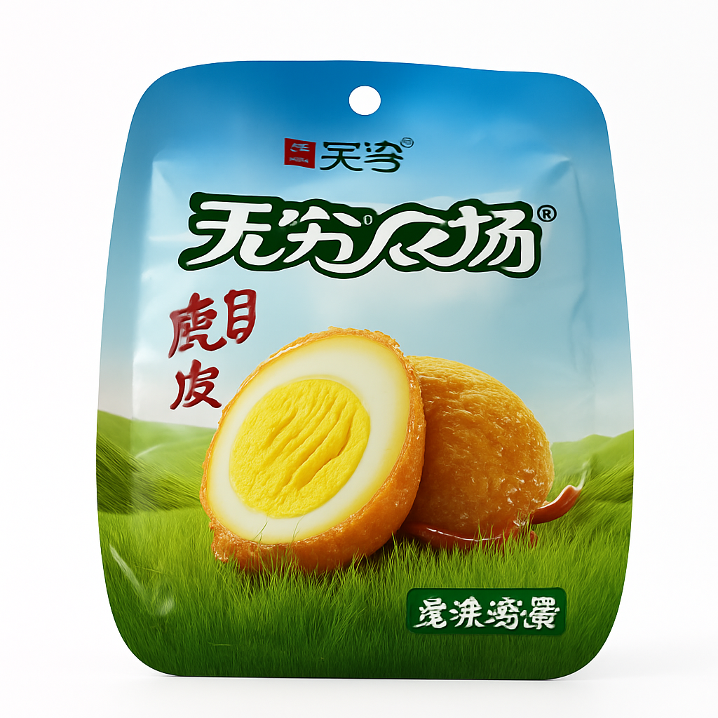 Mei Wei: Ovo de Codorna com Pimenta（愛辣雞蛋）- Wuzhen 100g - Embalagem em Fundo Branco