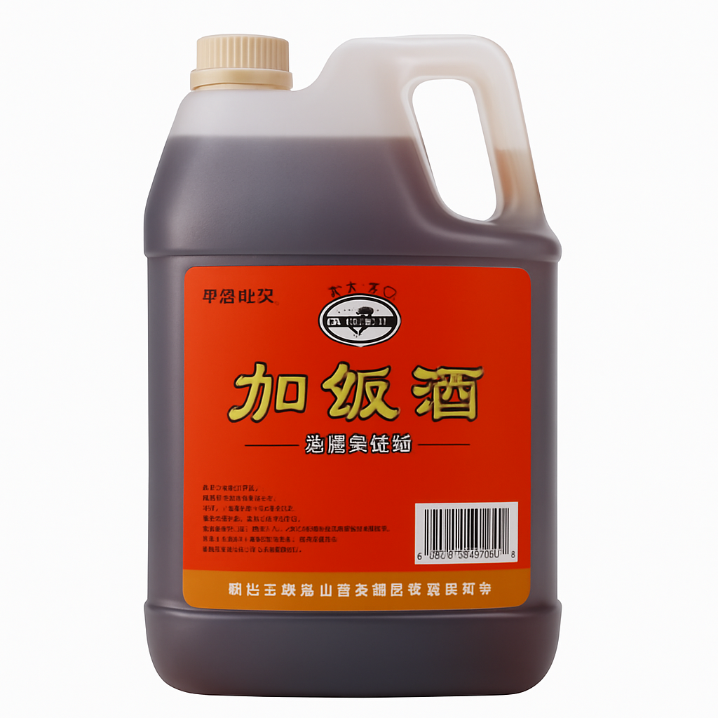 Mei Wei: Vinho de Arroz Shaoxing（加饭酒）- Guyue Longshan 3L - Embalagem em Fundo Branco