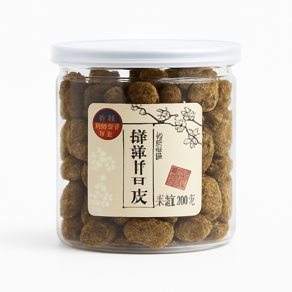 Mei Wei: Casca de Longan Doce（蜂蜜黄皮）- Tim Sum 200g - Embalagem em Fundo Branco