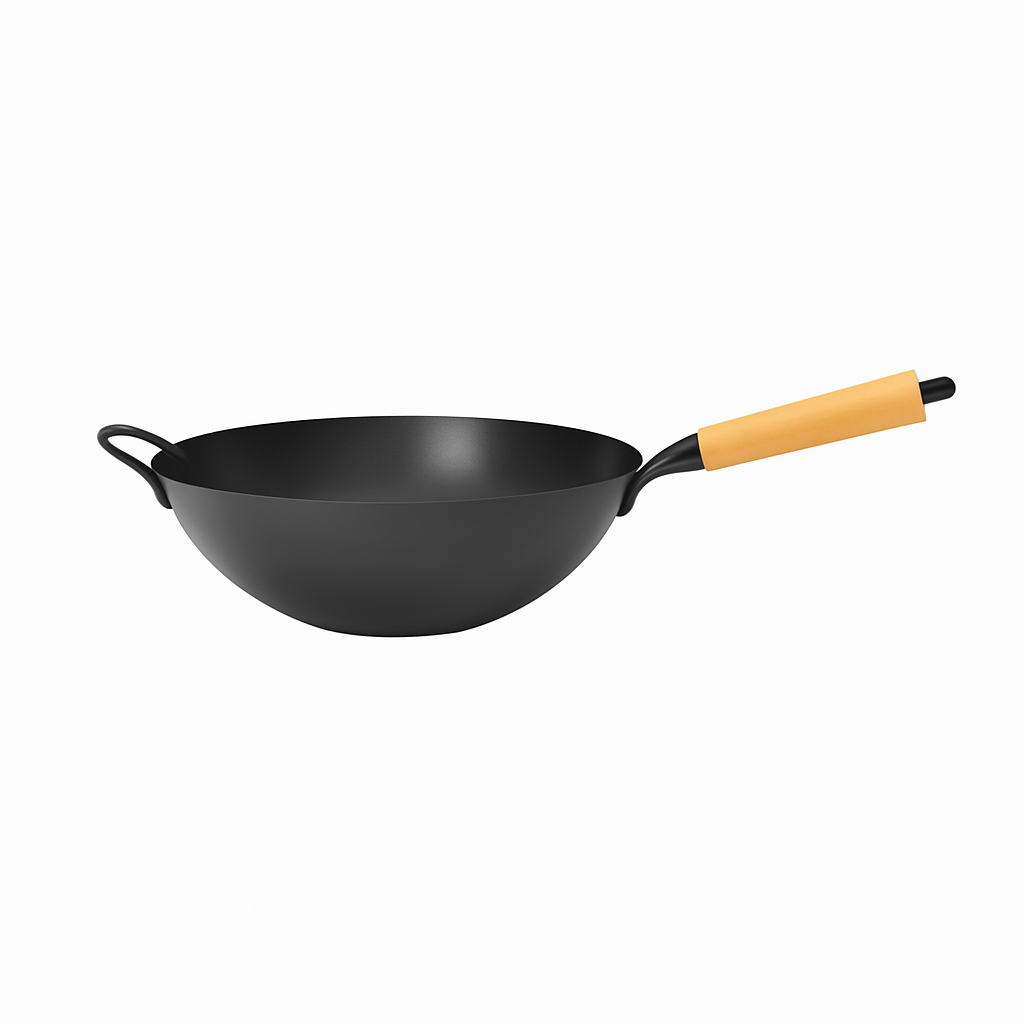 Mei Wei: Wok Antiaderente Fundo Redondo（华邦乐扣）34cm - Embalagem em Fundo Branco