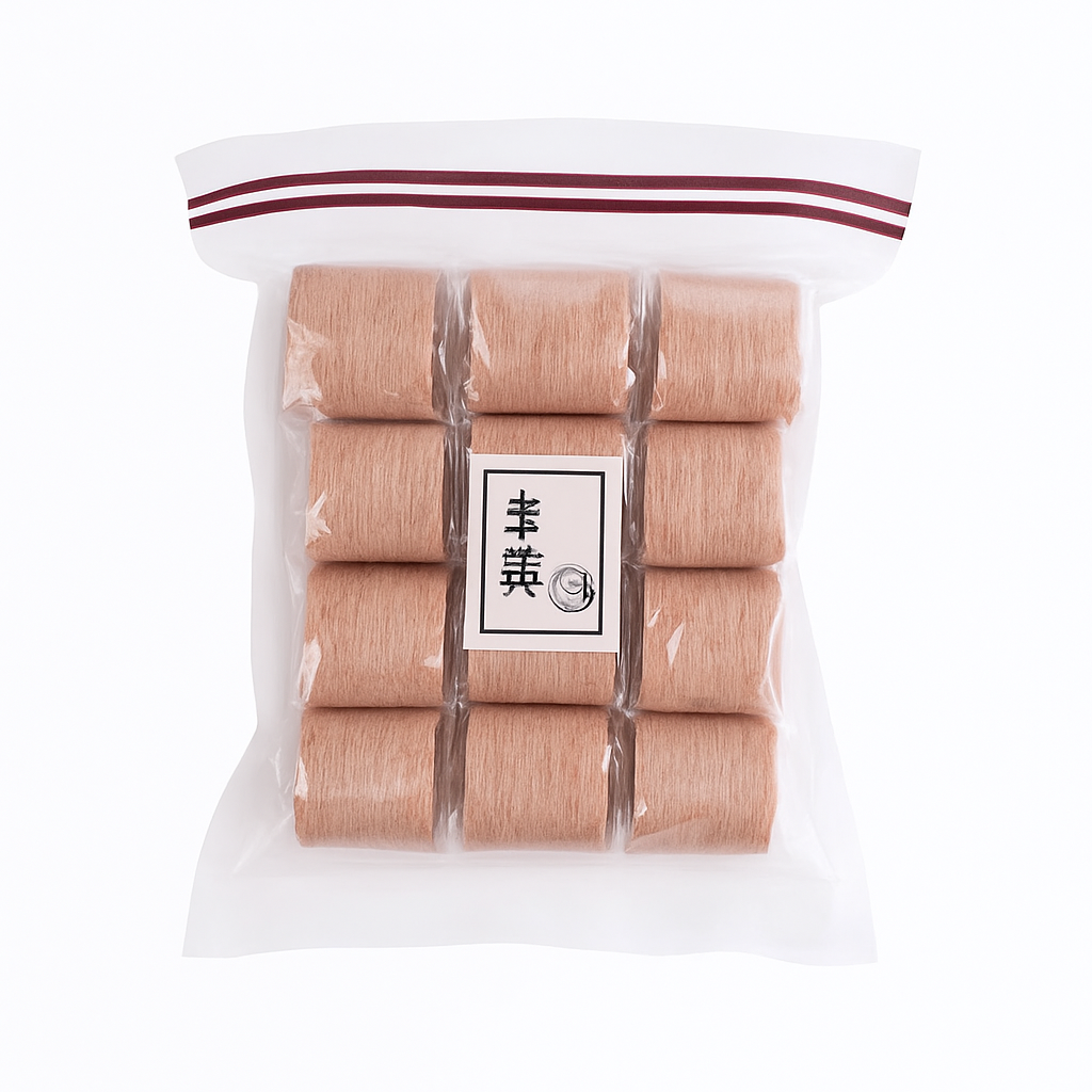 Mei Wei: Fatias de Hawthorn（牛厨山楂片）- New Too Snacks 500g - Embalagem em Fundo Branco