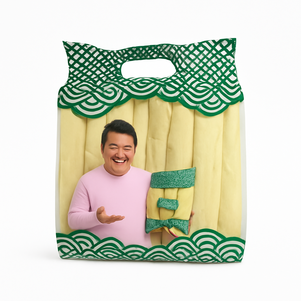 Mei Wei: Macarrão de Arroz Liu Fu Lian（六福莲新兴米粉）- Liu Fu Lian 950g - Embalagem em Fundo Branco