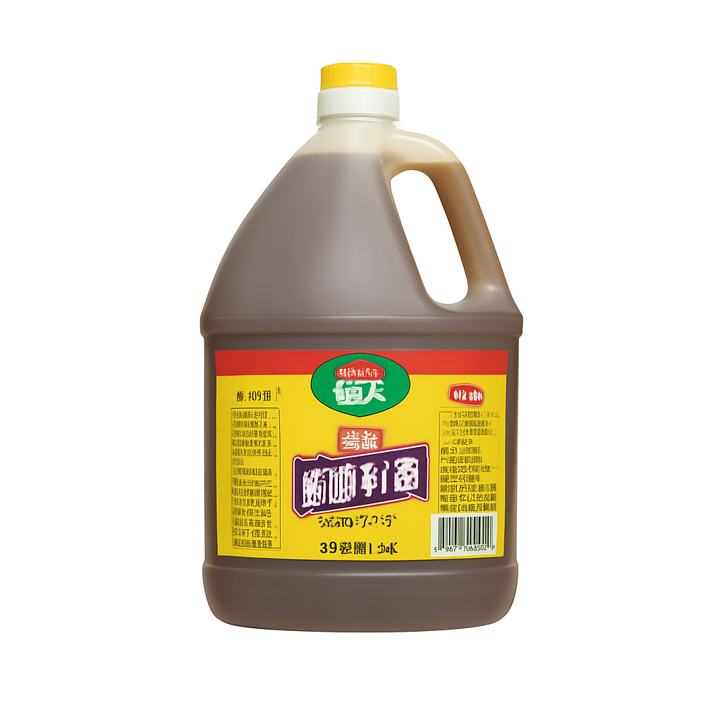 Mei Wei: Vinho de Cozinha Chinês（海天陈酿料酒）- Haitien 1.75L - Embalagem em Fundo Branco