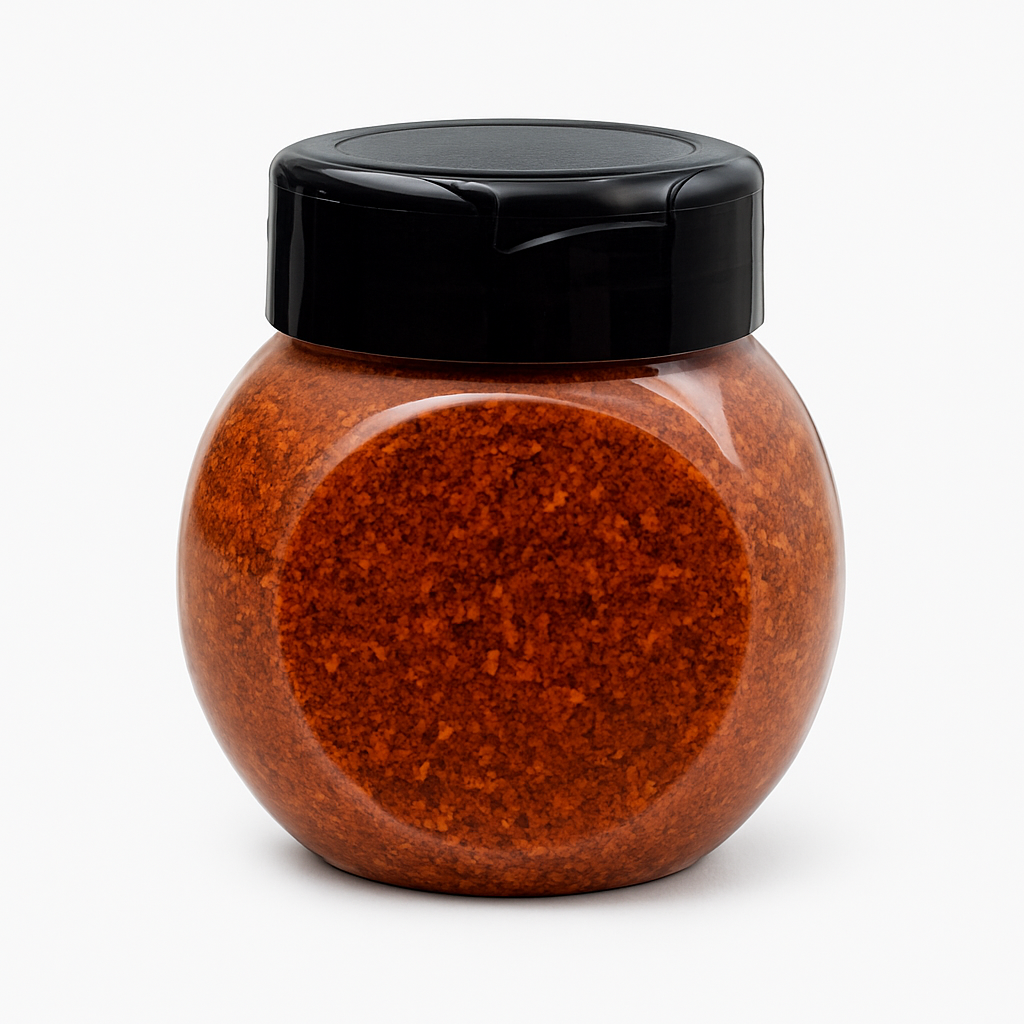 Mei Wei: Tempero para Churrasco（桥头烧烤调料）- Qiao Tou Sabor Picante 80g - Embalagem em Fundo Branco