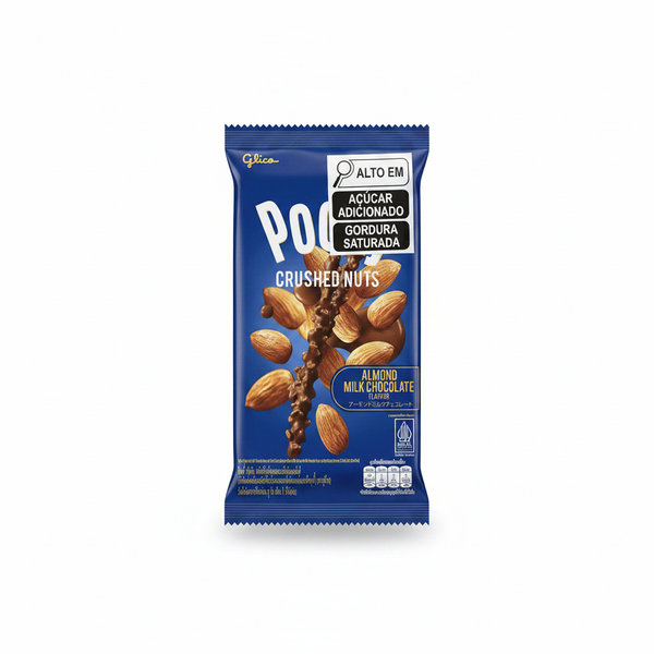 Pocky Crushed Nuts Chocolate Amêndoa Glico 47g - Biscoito Japonês