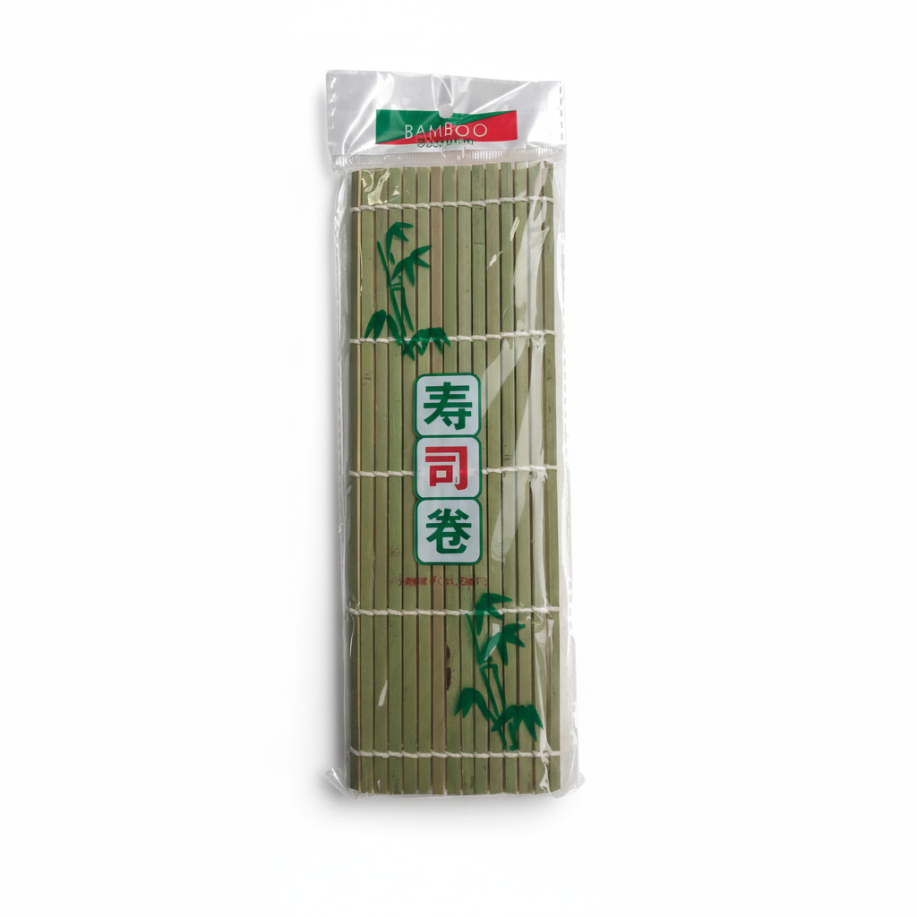 Mei Wei: Sudare de Bambu Esteira para Sushi 24cm - Fundo Branco