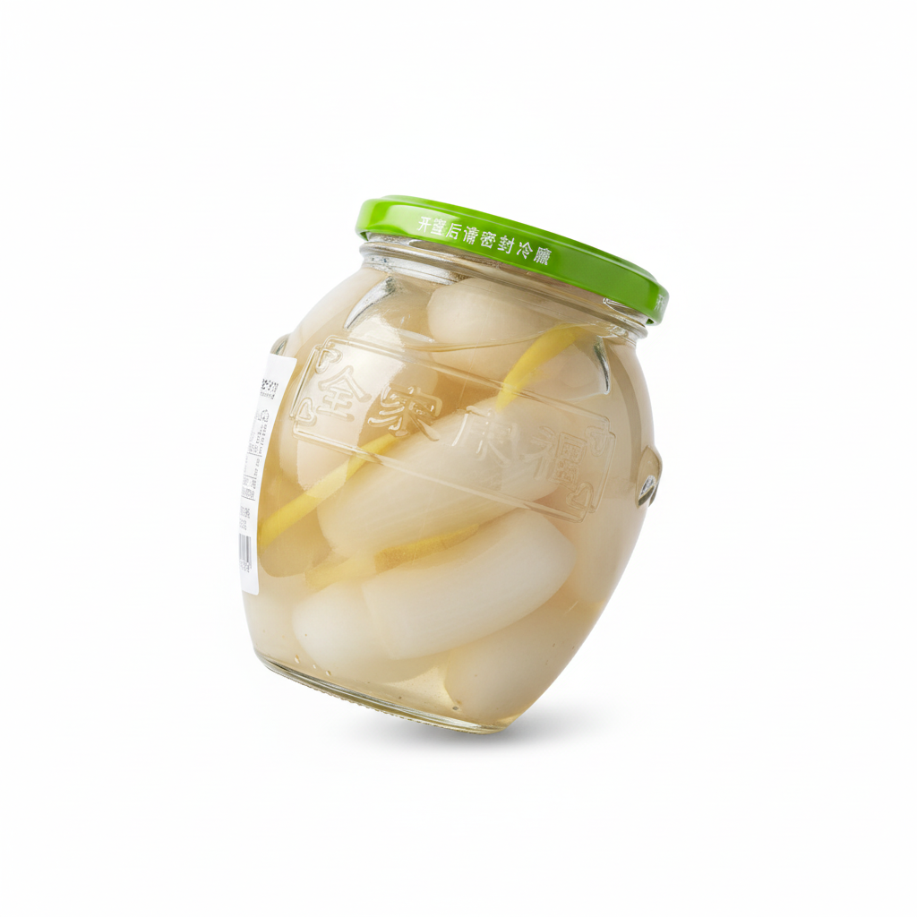 Mei Wei: Conserva de Rabanete Pequeno Nongyang 460g - Embalagem em Fundo Branco