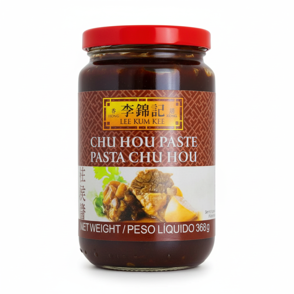 Mei Wei: Molho Chu Hou Lee Kum Kee 368g - Embalagem em Fundo Branco