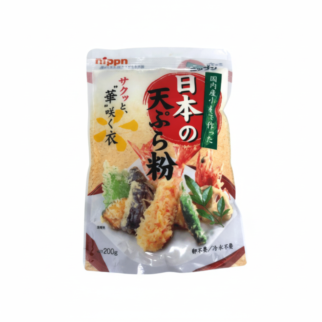 Mei Wei: Mistura para Tempurá Japonês Nippn 200g - Embalagem em Fundo Branco