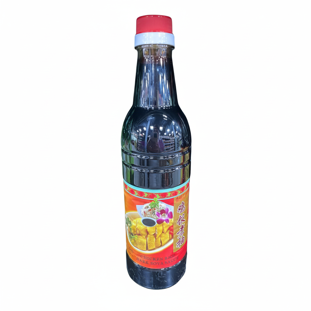 Mei Wei: Molho de Soja Escuro para Frango Jin Feng 640ml - Embalagem em Fundo Branco
