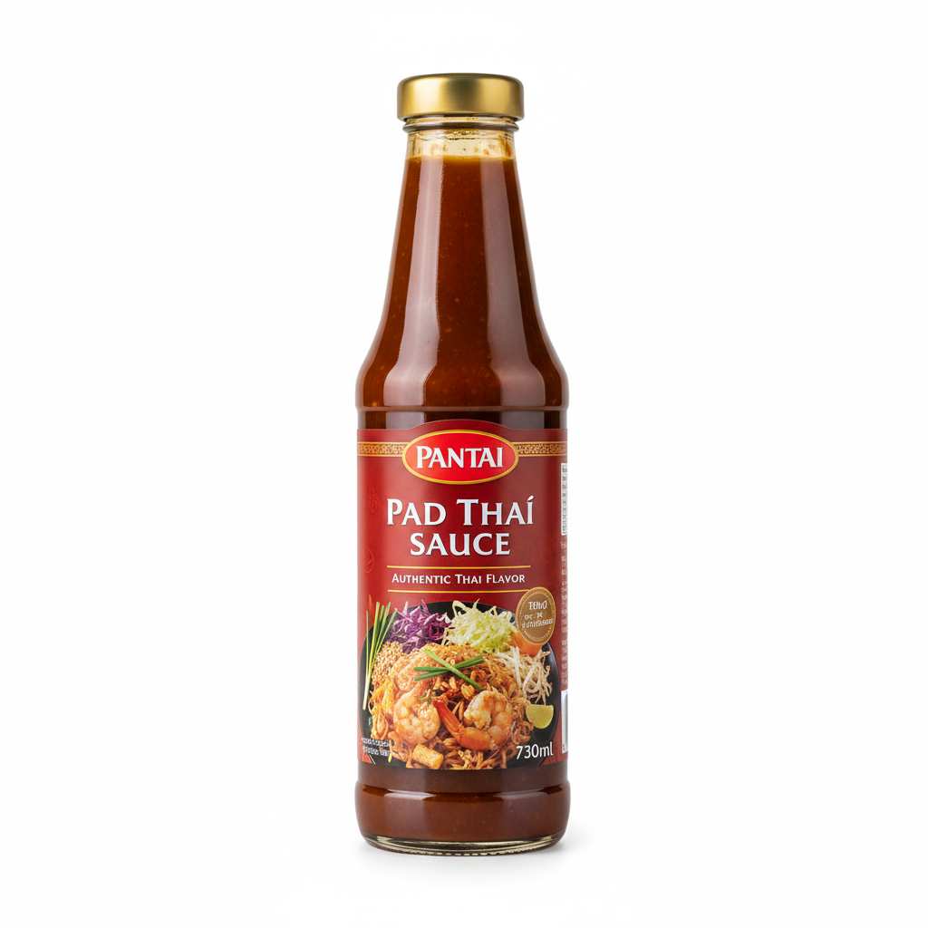 Mei Wei: Molho Pad Thai Pantai 730ml - Embalagem em Fundo Branco
