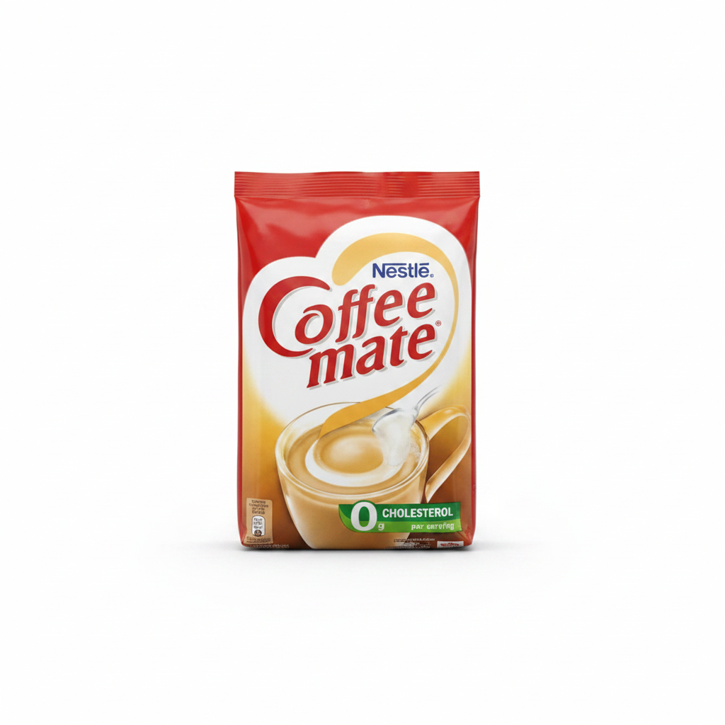 Mei Wei: Coffee Mate Creme para Café Nestlé 1kg - Embalagem em Fundo Branco