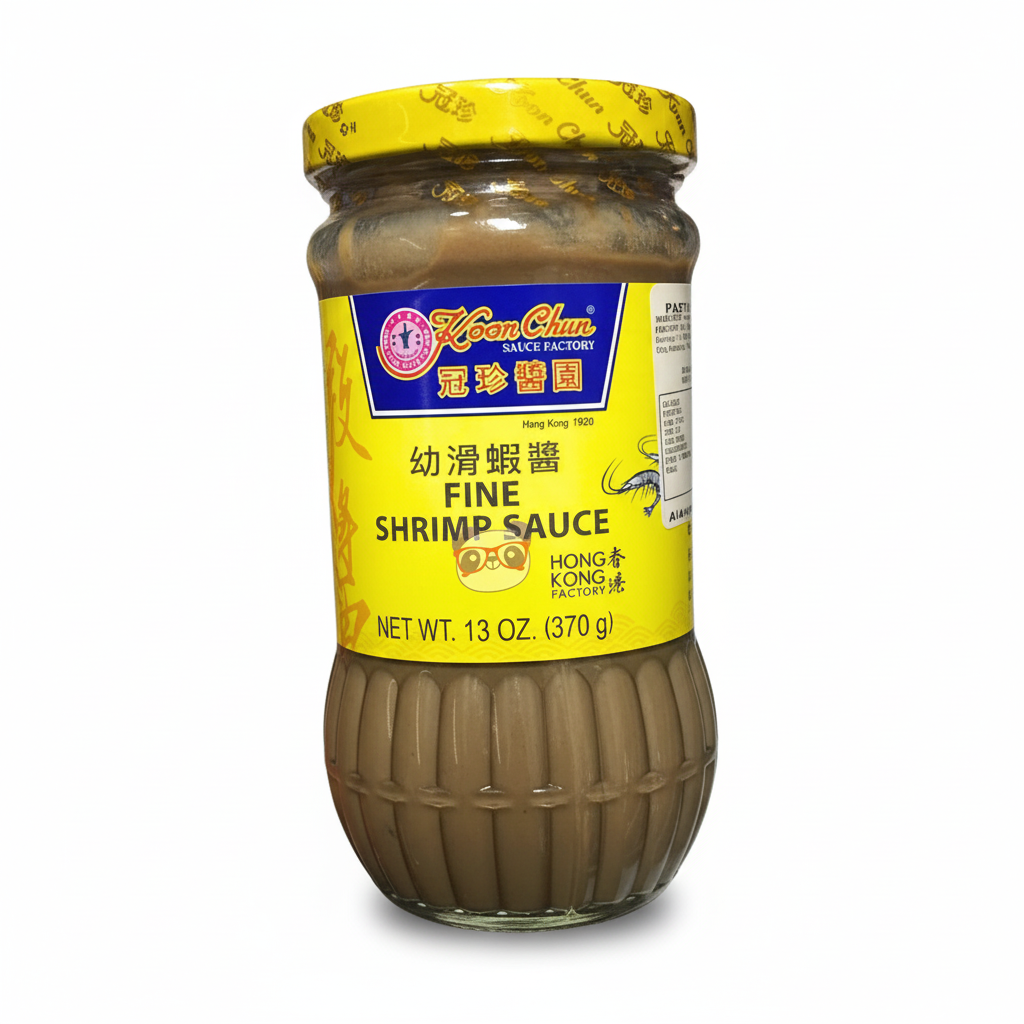 Mei Wei: Pasta Fina de Camarão Koon Chun 370g - Embalagem em Fundo Branco