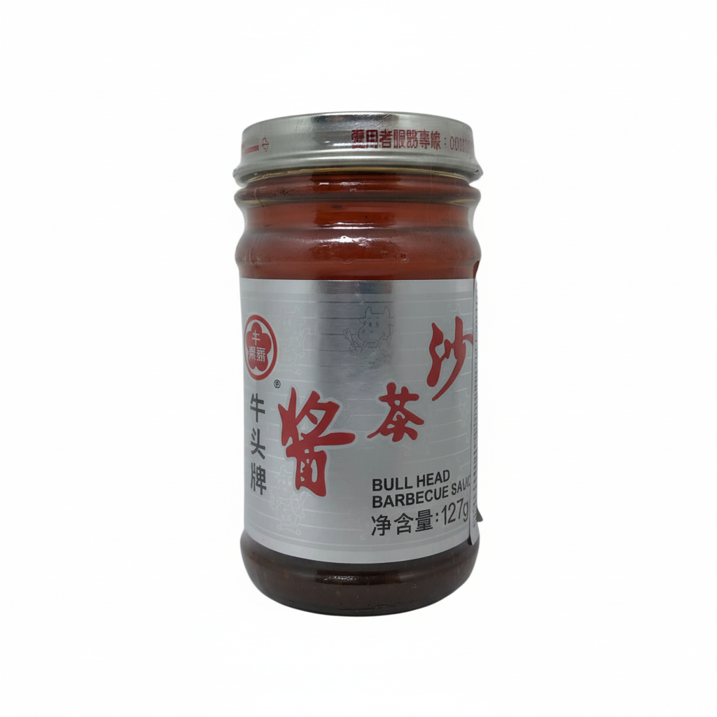 Mei Wei: Molho Barbecue Asiático Bull Head Brand 127g - Embalagem em Fundo Branco