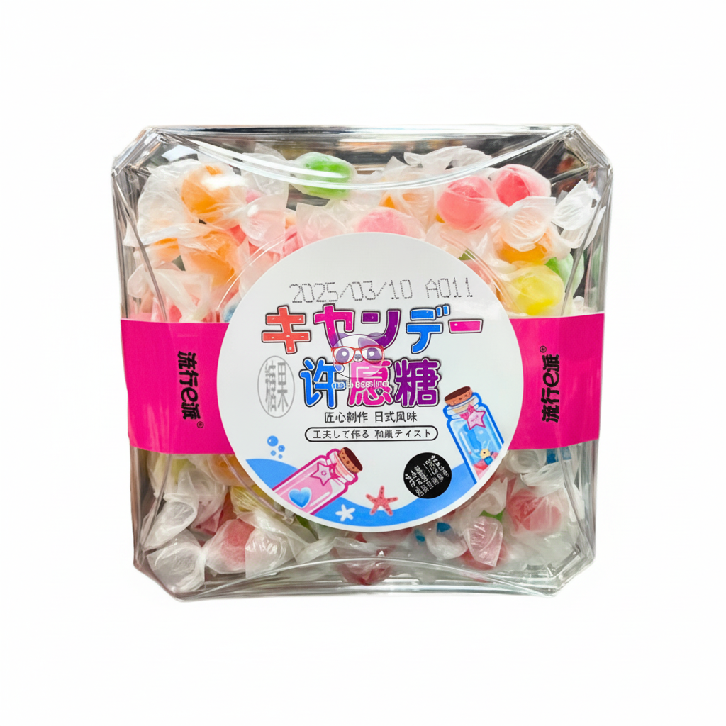 Mei Wei: Bala Dura Sortida Estilo Japonês Liuxing.E.Pai 120g - Embalagem em Fundo Branco