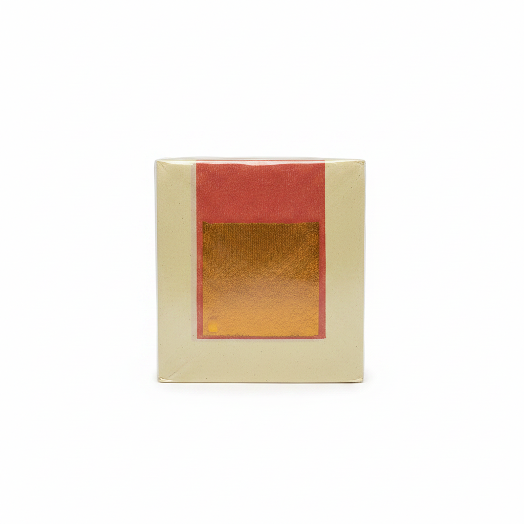 Mei Wei: Papel Dourado para Queima Ritual 2.4寸金銀 - Embalagem em Fundo Branco