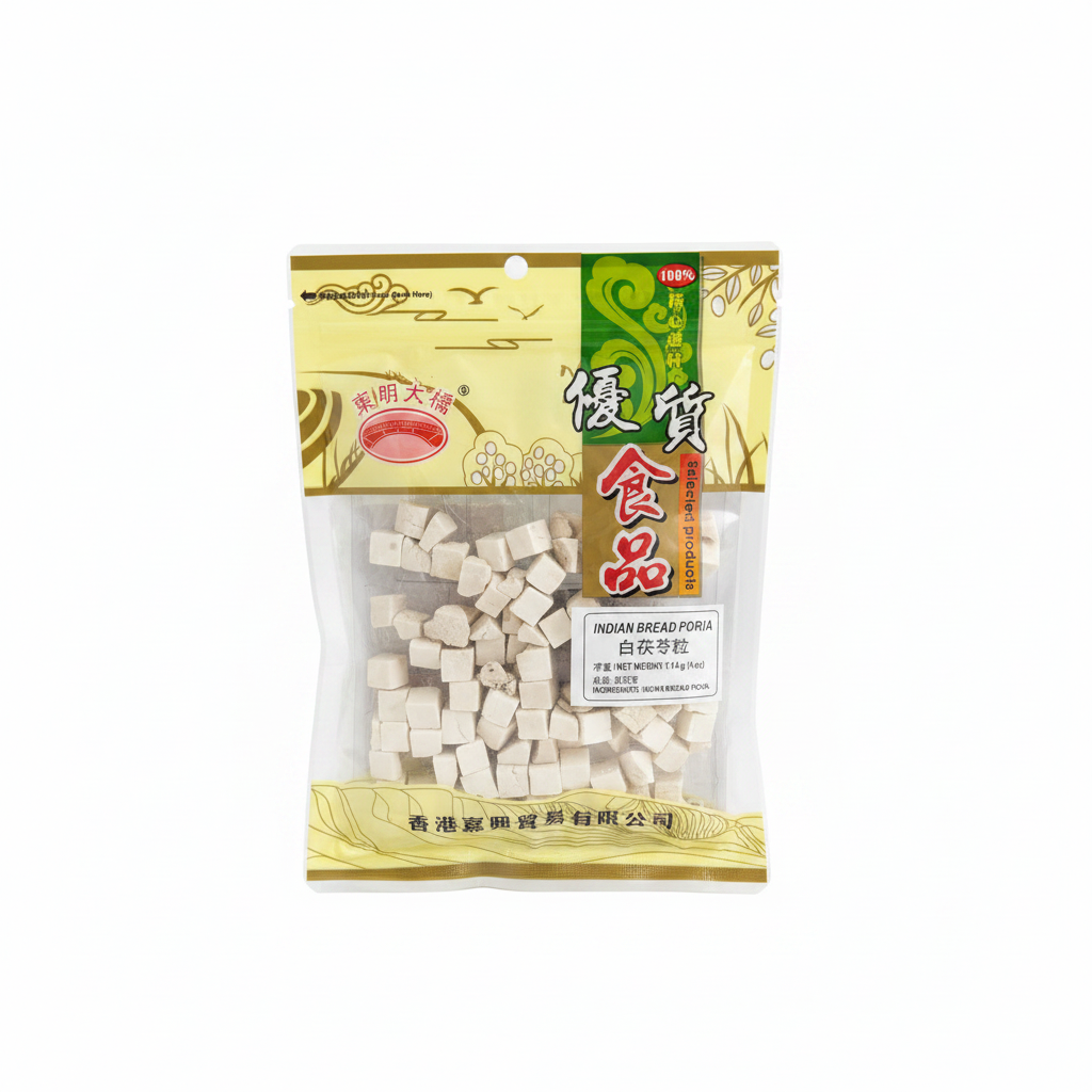 Mei Wei: Grânulos de Bai Fuling Dongming Daqiao 114g - Embalagem em Fundo Branco