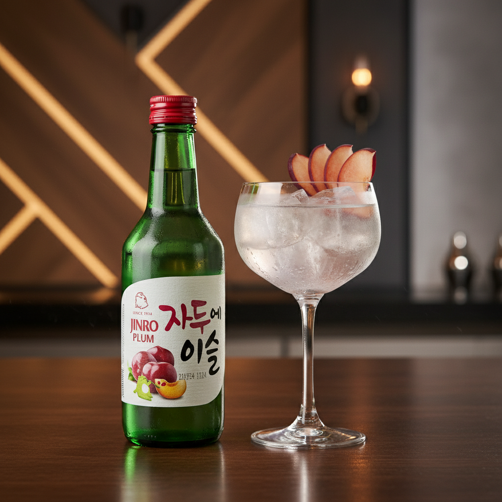 Soju sabor Ameixa (Plum) - Jinro 360ml