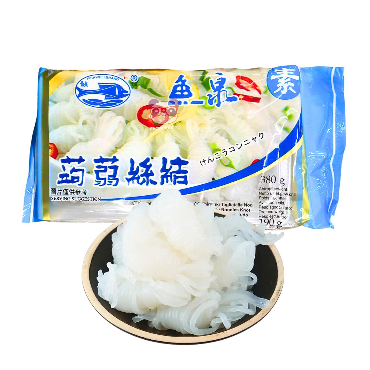 Macarrão nó de Konjac - Fish Well 380g