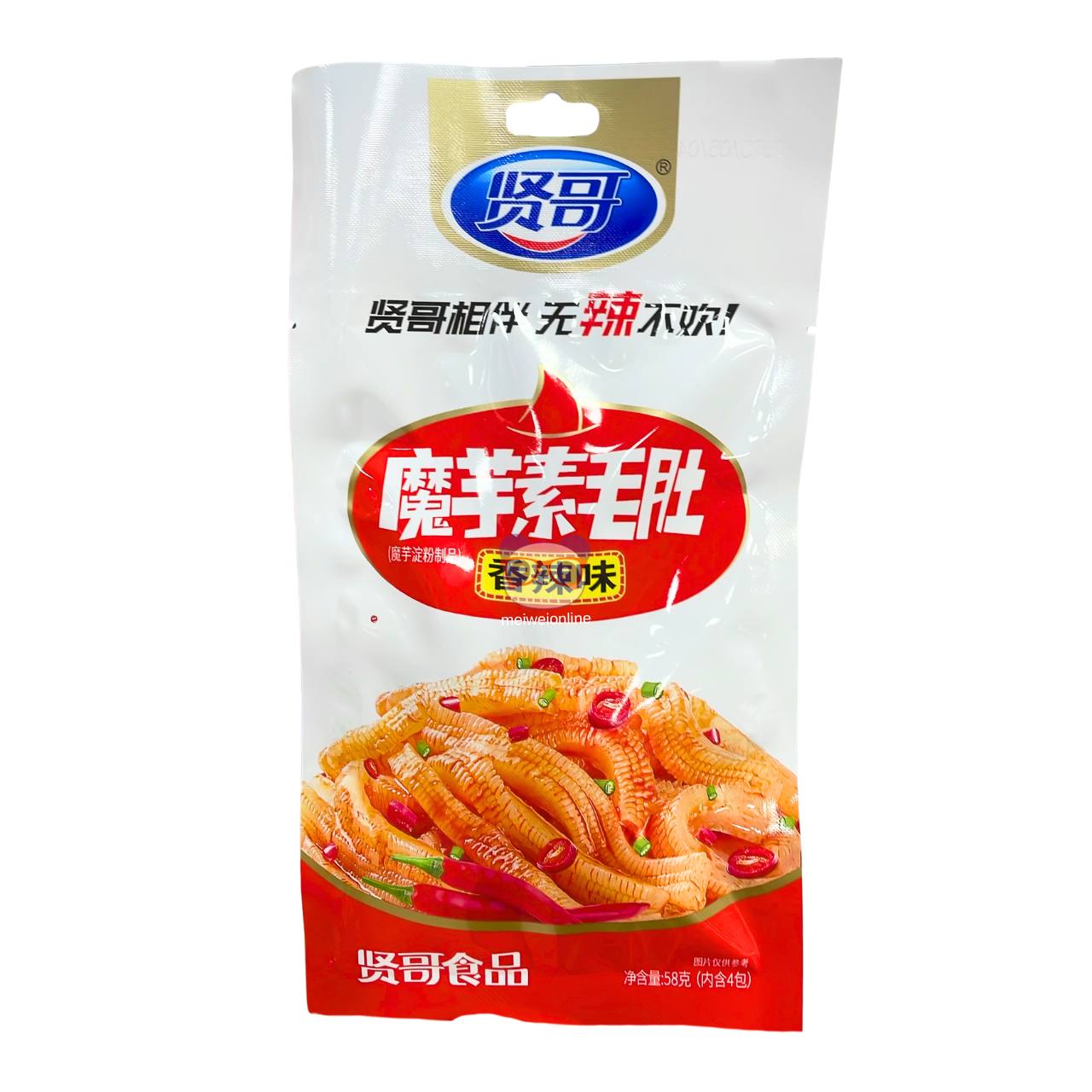 Tiras de konjac apimentadas - XianGe 58g