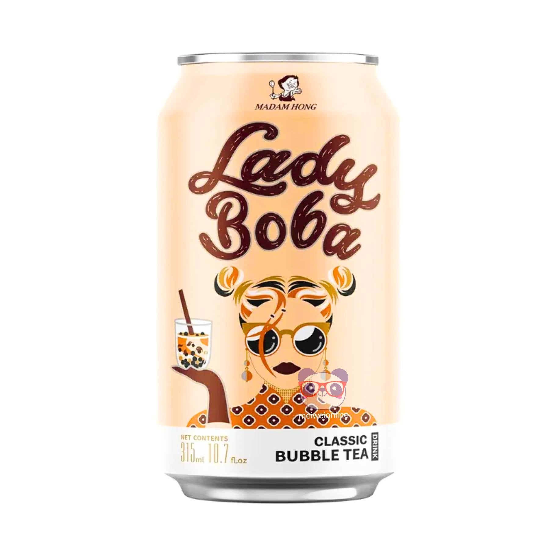 Chá preto com leite e sagu - Lady Boba 315ml