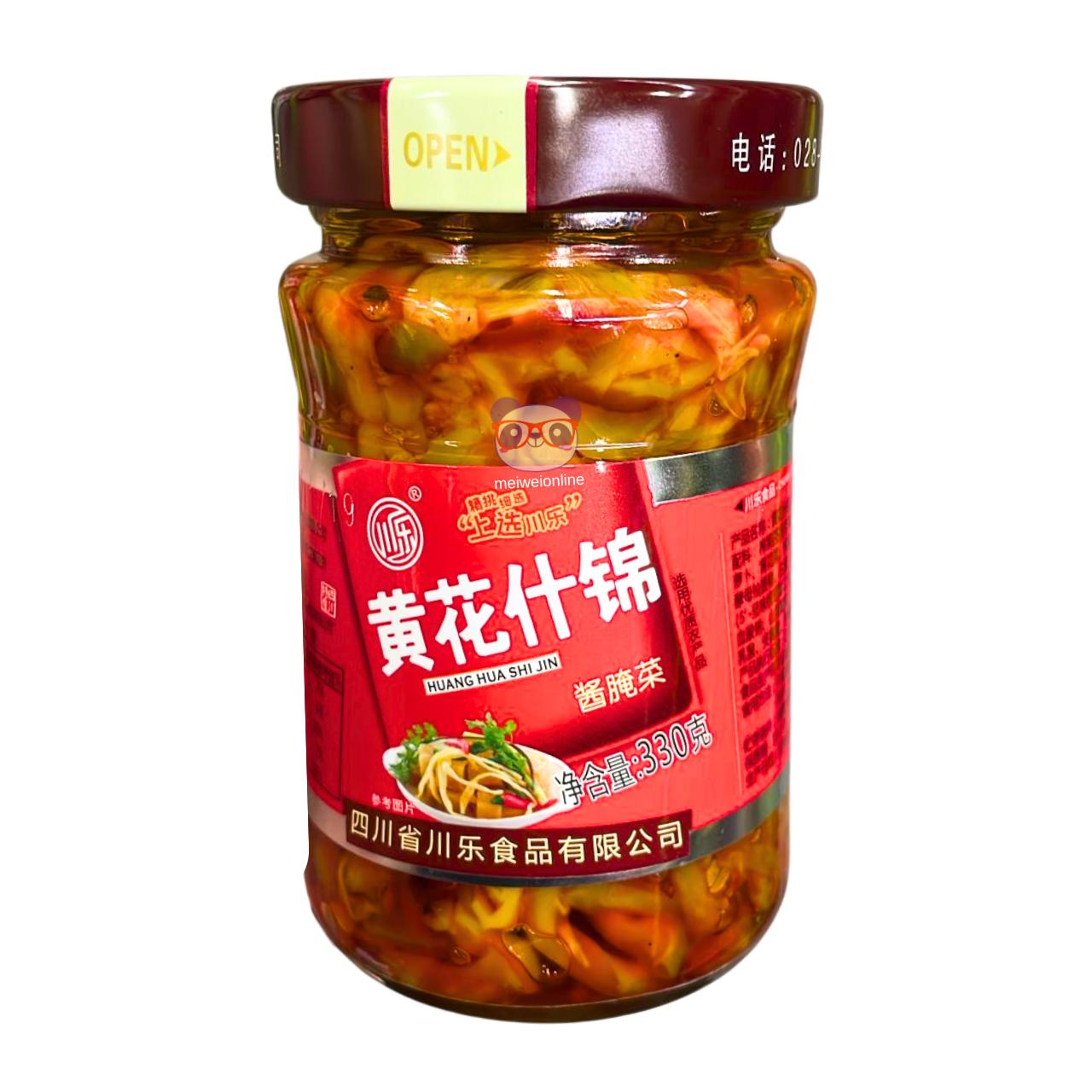 Legumes em conserva (Huang Hua Shi Jin) - Chuan Le Food 330g