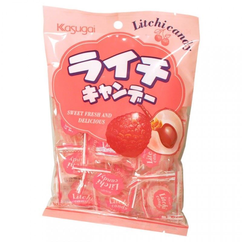 Bala de Lichia (Lychee Candy) - Kasugai 115g