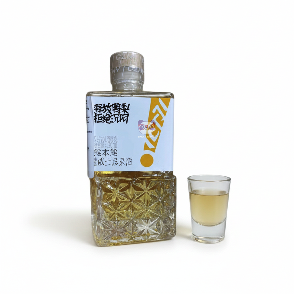 Licor Chinês de Pera 320ml - 熊本熊威士忌果酒