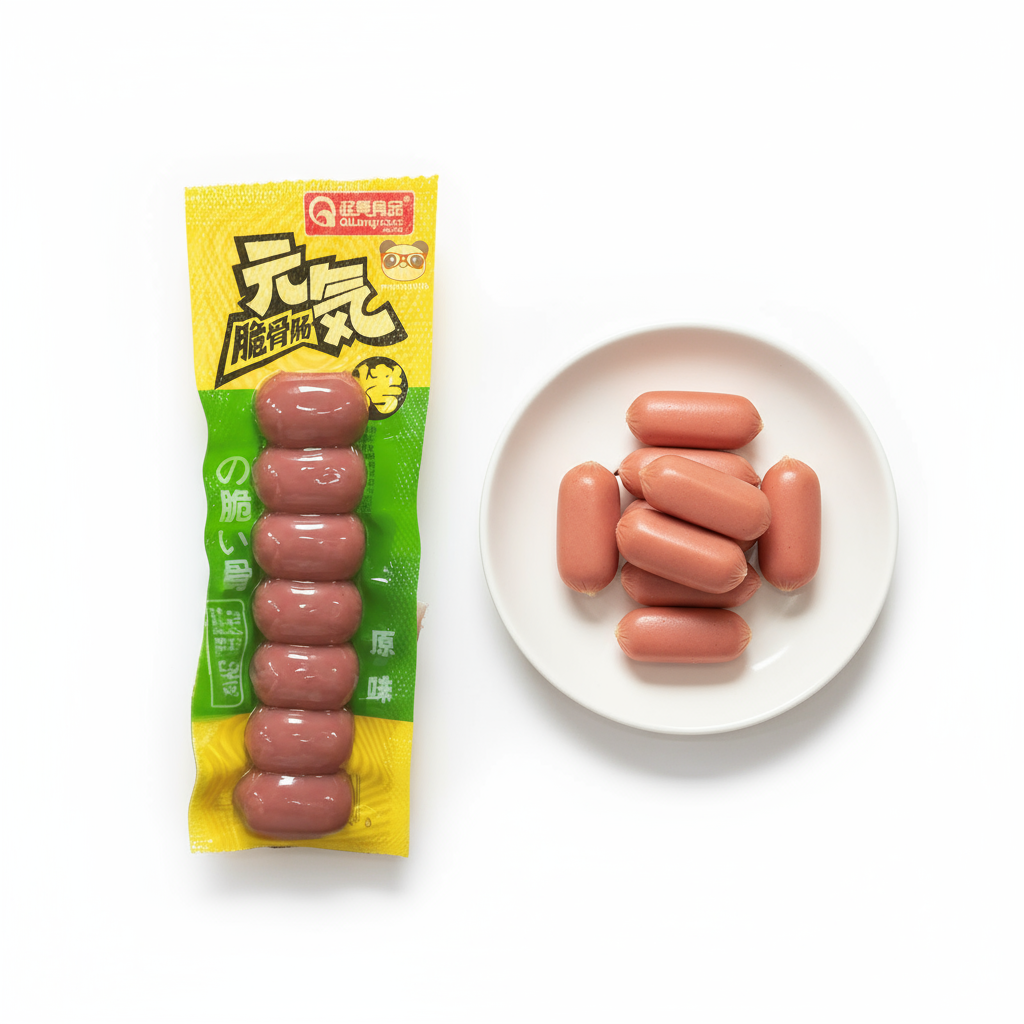 Linguiça de Frango com Cartilagem Dilang 60g- 元气脆骨肠