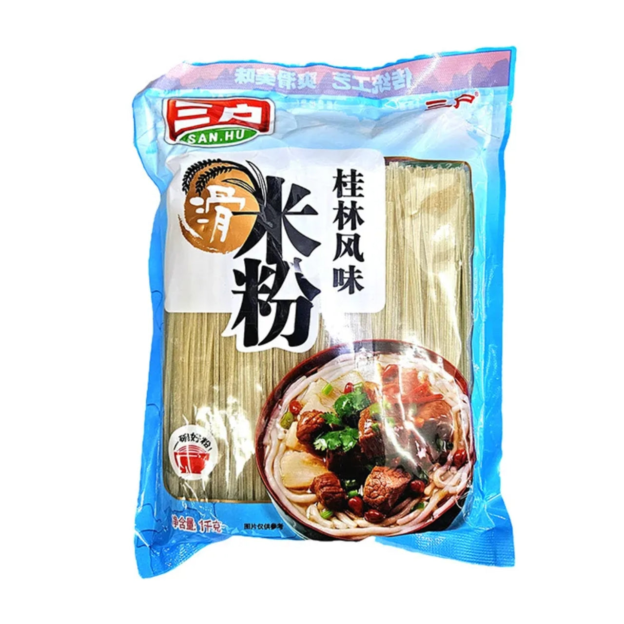 Macarrão de arroz estilo Guilin - San-Hu 1kg