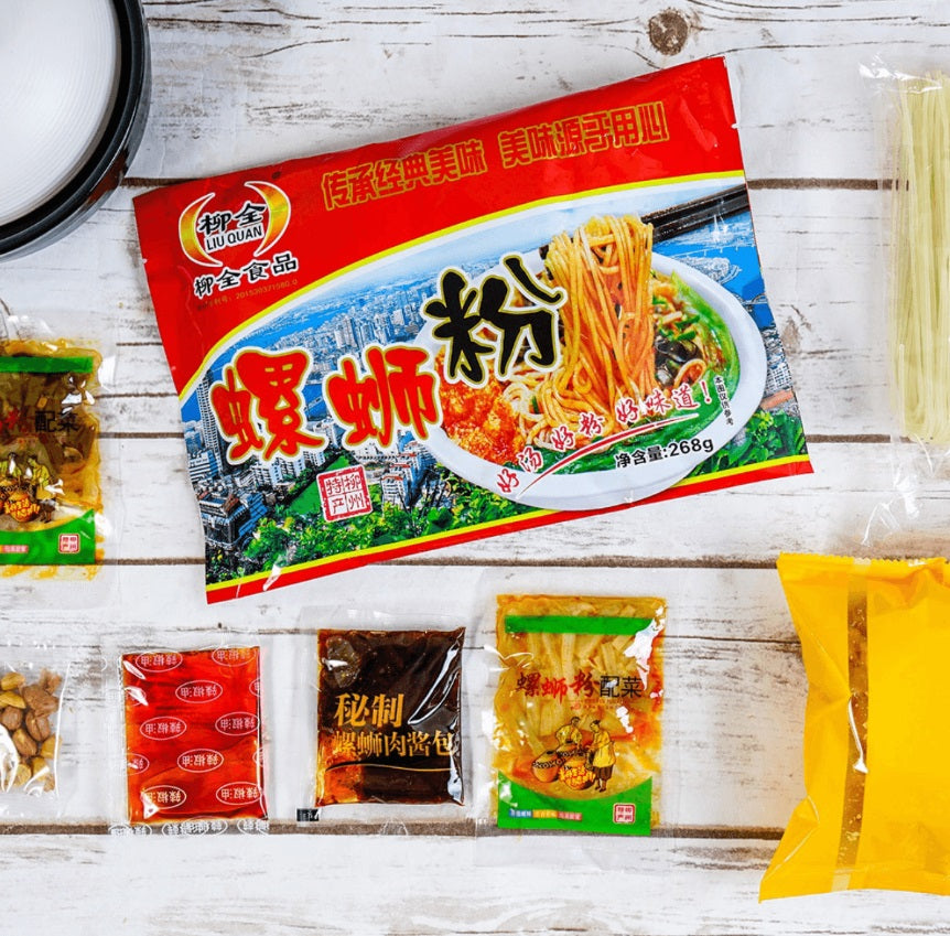 Macarrão instantâneo de arroz com molho picante - LiuQuan 268g