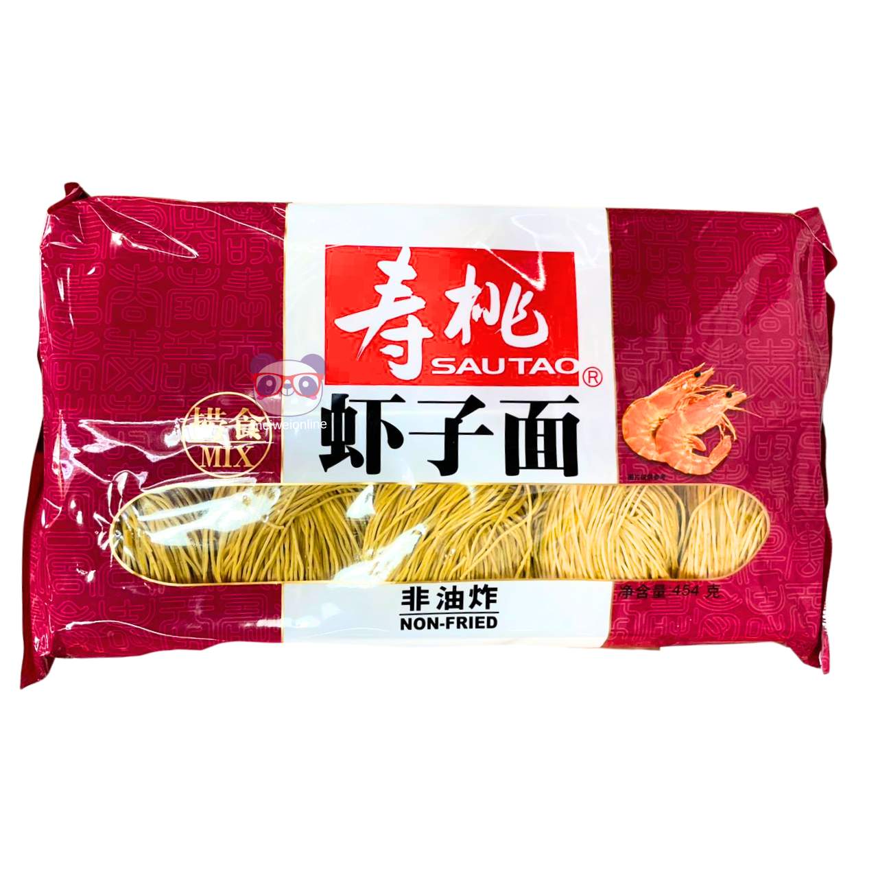 Macarrão de trigo com ovo e camarão - Sau Tao 454g