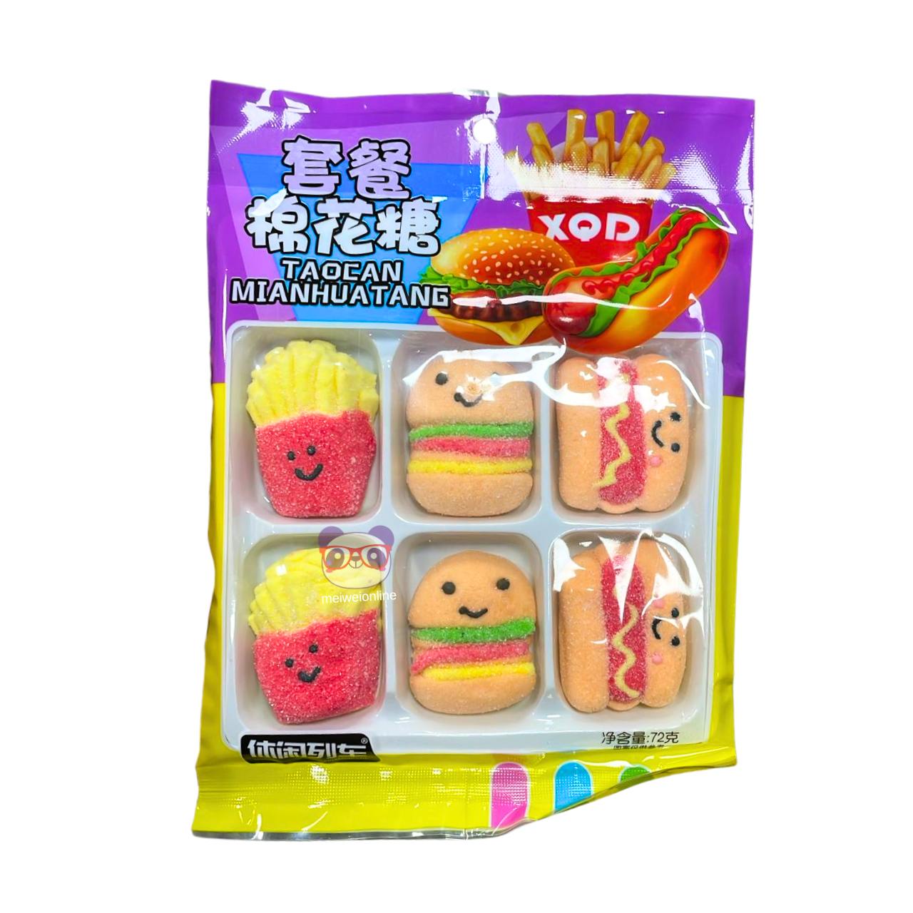 Marshmallow formato Fast Food - MianHuaTang 72g