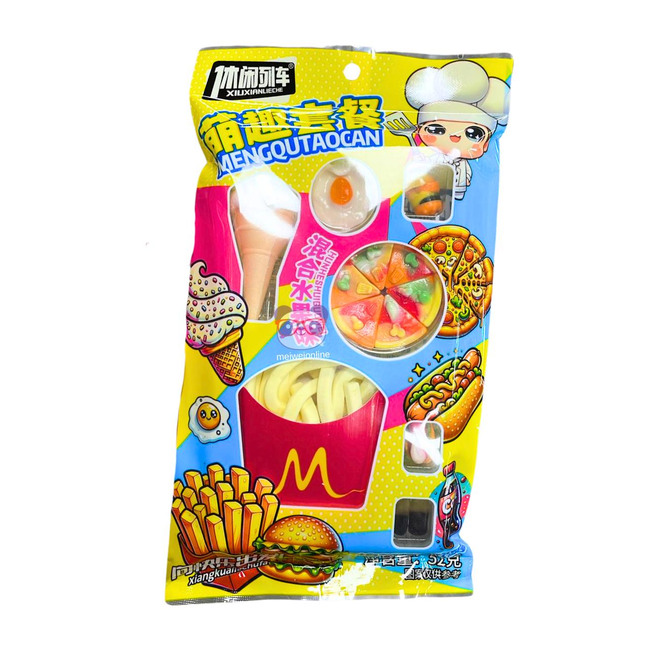 Marshmallow formato Fast Food - Xiu Xian Lieche 52g