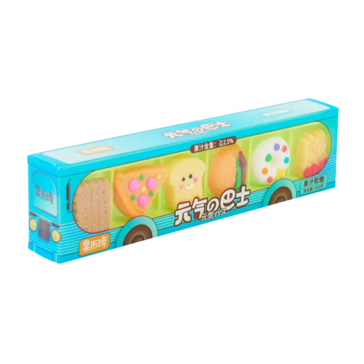 Marshmallow de frutas com formato de lanches - Guoliqi 100g